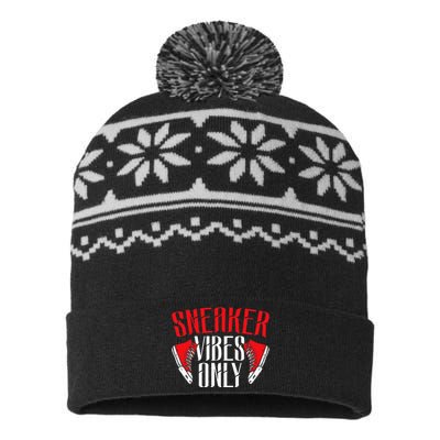 Sneaker Collector Sneakerhead Shoe Lover I Love Sneakers USA-Made Snowflake Beanie