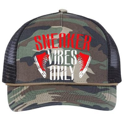 Sneaker Collector Sneakerhead Shoe Lover I Love Sneakers Retro Rope Trucker Hat Cap