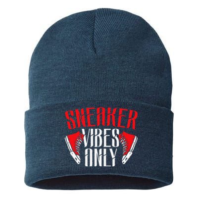 Sneaker Collector Sneakerhead Shoe Lover I Love Sneakers Sustainable Knit Beanie