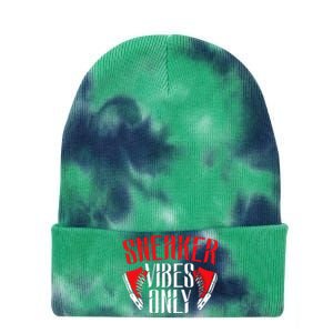 Sneaker Collector Sneakerhead Shoe Lover I Love Sneakers Tie Dye 12in Knit Beanie