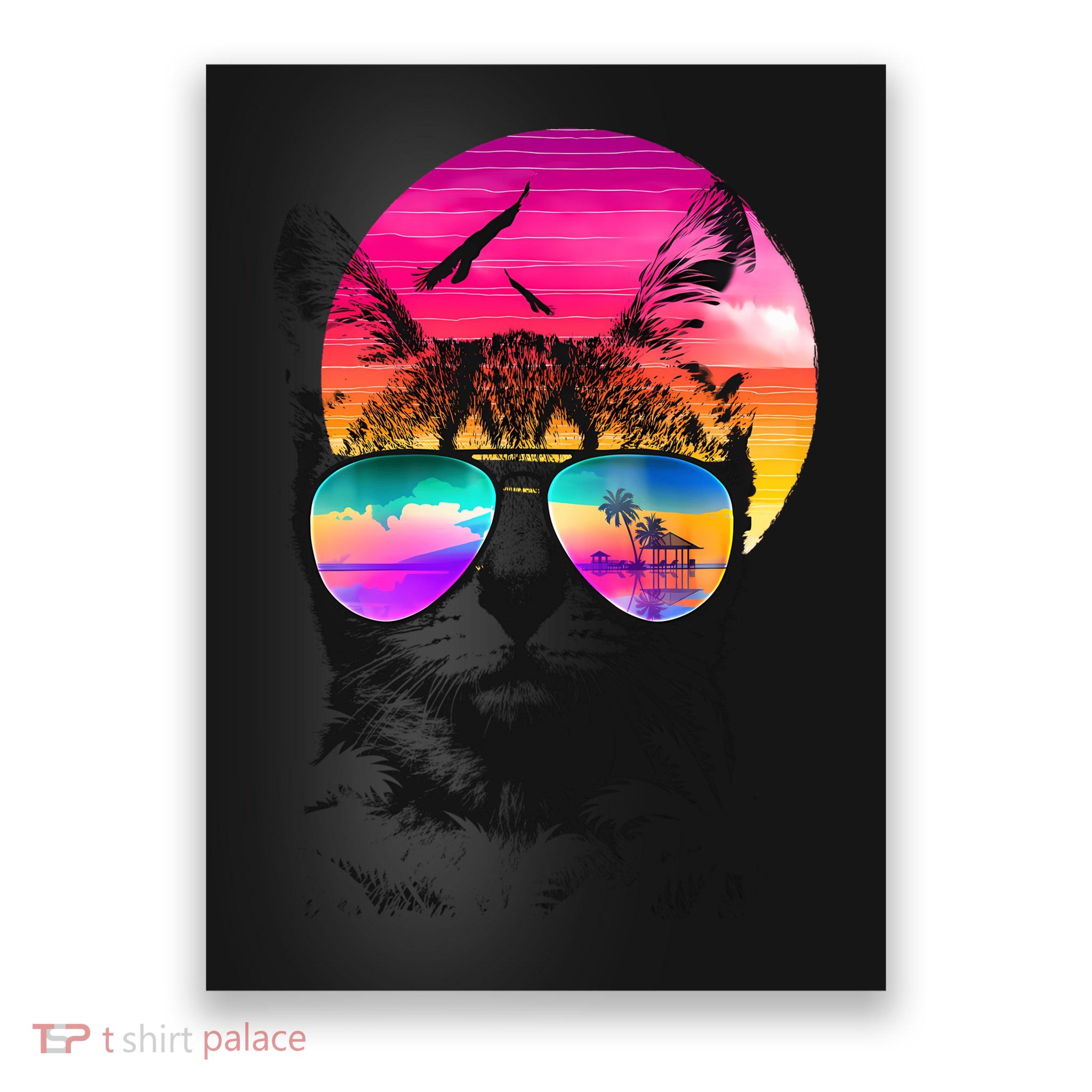 Summer Cat Poster