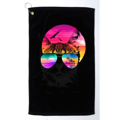 Summer Cat Golf Towel