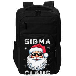 Sigma Claus Santa Funny Christmas Rizz Male The Rizzler Meme Impact Tech Backpack