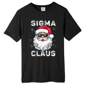 Sigma Claus Santa Funny Christmas Rizz Male The Rizzler Meme Tall Fusion ChromaSoft Performance T-Shirt