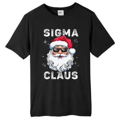 Sigma Claus Santa Funny Christmas Rizz Male The Rizzler Meme Tall Fusion ChromaSoft Performance T-Shirt