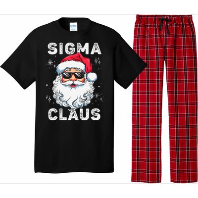 Sigma Claus Santa Funny Christmas Rizz Male The Rizzler Meme Pajama Set