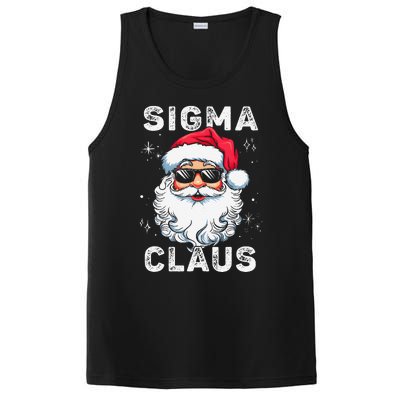 Sigma Claus Santa Funny Christmas Rizz Male The Rizzler Meme PosiCharge Competitor Tank