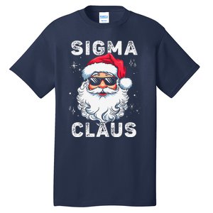 Sigma Claus Santa Funny Christmas Rizz Male The Rizzler Meme Tall T-Shirt