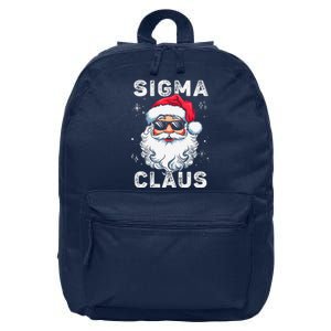 Sigma Claus Santa Funny Christmas Rizz Male The Rizzler Meme 16 in Basic Backpack