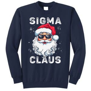 Sigma Claus Santa Funny Christmas Rizz Male The Rizzler Meme Tall Sweatshirt