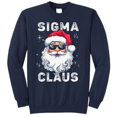 Sigma Claus Santa Funny Christmas Rizz Male The Rizzler Meme Tall Sweatshirt