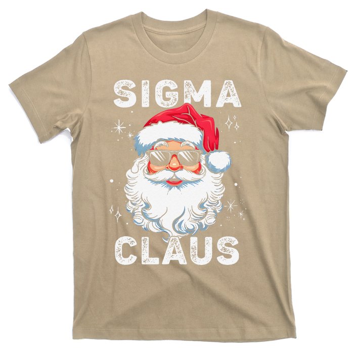 Sigma Claus Santa Funny Christmas Rizz Male The Rizzler Meme T-Shirt