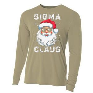 Sigma Claus Santa Funny Christmas Rizz Male The Rizzler Meme Cooling Performance Long Sleeve Crew