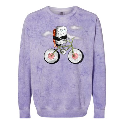 Sushi Cycling Colorblast Crewneck Sweatshirt