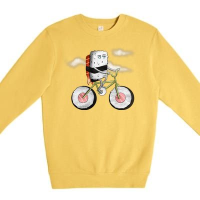 Sushi Cycling Premium Crewneck Sweatshirt