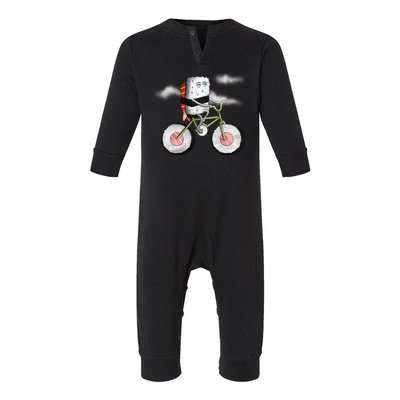 Sushi Cycling Infant Fleece One Piece