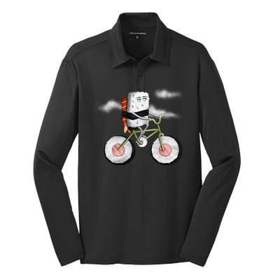 Sushi Cycling Silk Touch Performance Long Sleeve Polo