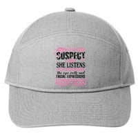 Suspect Claims She Listens And DoesnT Judge The Eye Rolls 7-Panel Snapback Hat