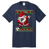 Santa Claus Soccer Dabbing Xmas Tall T-Shirt