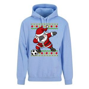 Santa Claus Soccer Dabbing Xmas Unisex Surf Hoodie