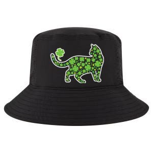 Shamrock Cat St Patricks Day For Irish Feline Lover Gift Cool Comfort Performance Bucket Hat