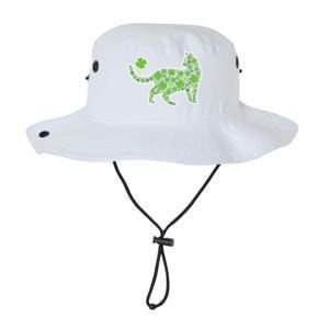 Shamrock Cat St Patricks Day For Irish Feline Lover Gift Legacy Cool Fit Booney Bucket Hat