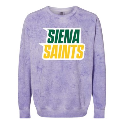 Siena College Saints Colorblast Crewneck Sweatshirt