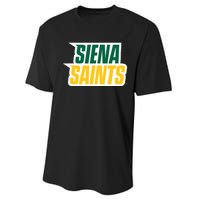 Siena College Saints Performance Sprint T-Shirt