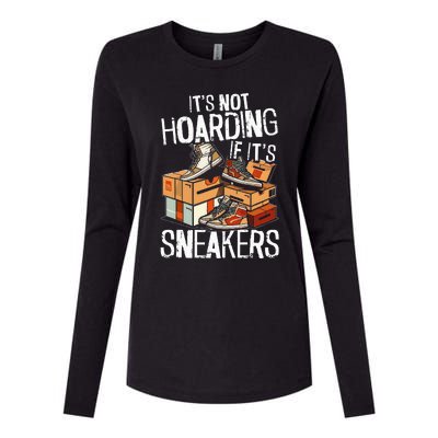 Shoe Collector Sneakerhead Shoe Lover I Love Sneakers Womens Cotton Relaxed Long Sleeve T-Shirt