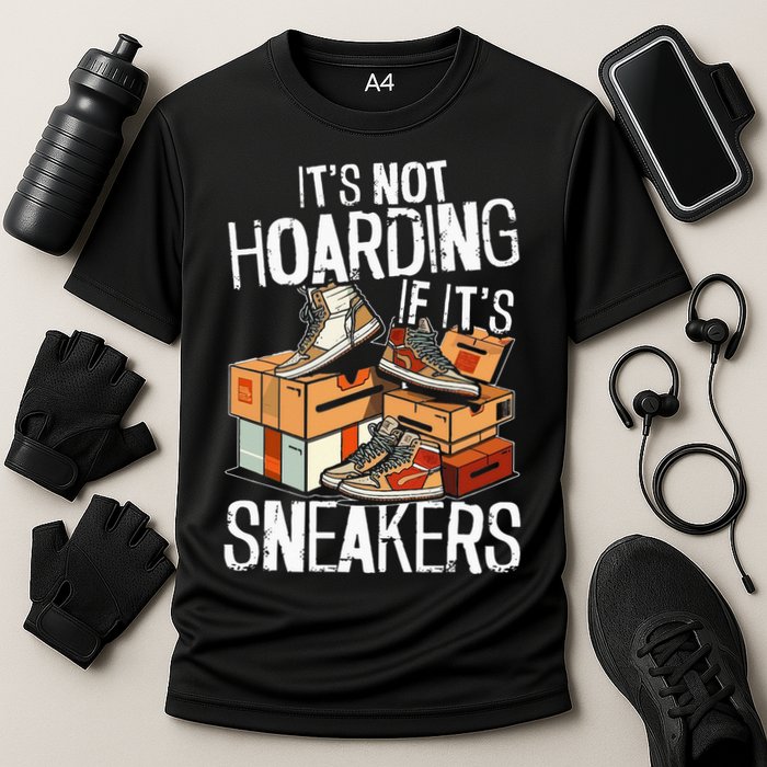 Shoe Collector Sneakerhead Shoe Lover I Love Sneakers Cooling Performance Crew T-Shirt