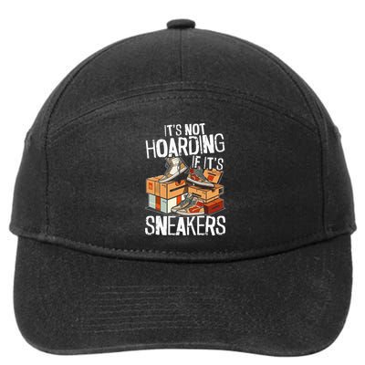 Shoe Collector Sneakerhead Shoe Lover I Love Sneakers 7-Panel Snapback Hat