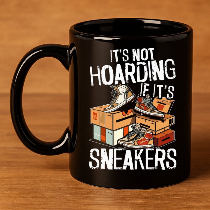 Shoe Collector Sneakerhead Shoe Lover I Love Sneakers 11oz C Handle Ceramic Mug