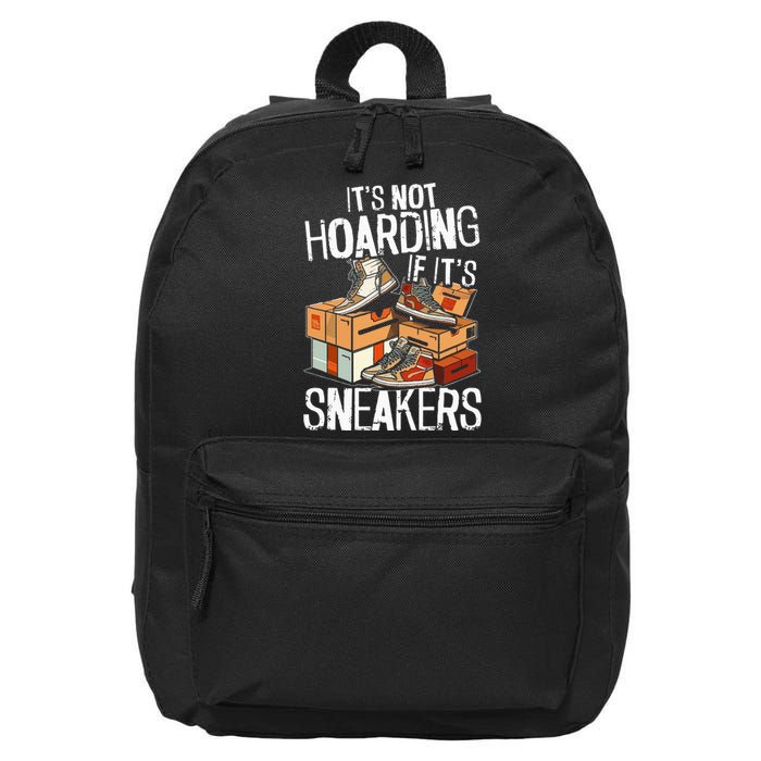 Shoe Collector Sneakerhead Shoe Lover I Love Sneakers 16 in Basic Backpack