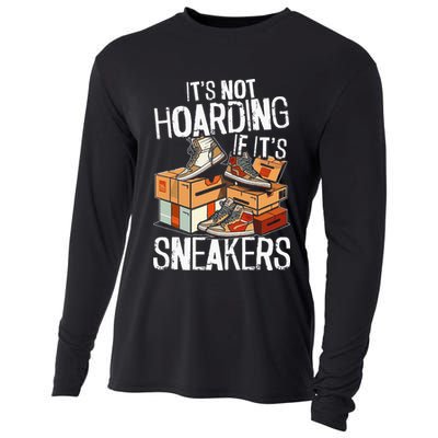 Shoe Collector Sneakerhead Shoe Lover I Love Sneakers Cooling Performance Long Sleeve Crew