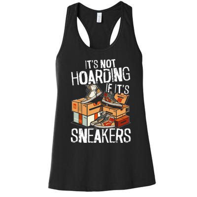 Shoe Collector Sneakerhead Shoe Lover I Love Sneakers Women's Racerback Tank