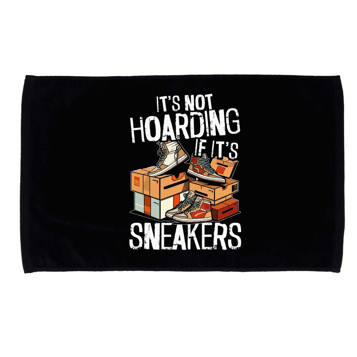 Shoe Collector Sneakerhead Shoe Lover I Love Sneakers Microfiber Hand Towel