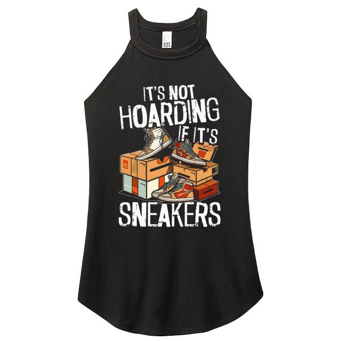 Shoe Collector Sneakerhead Shoe Lover I Love Sneakers Women's Perfect Tri Rocker Tank