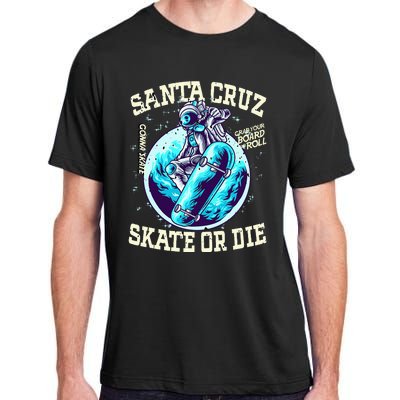 Santa Cruz Skateboard Retro Vintage Street Wear Astronaut Adult ChromaSoft Performance T-Shirt