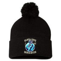 Santa Cruz Skateboard Retro Vintage Street Wear Astronaut Pom Pom 12in Knit Beanie