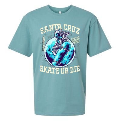 Santa Cruz Skateboard Retro Vintage Street Wear Astronaut Sueded Cloud Jersey T-Shirt