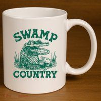 Swamp Country 11oz C Handle Ceramic Mug