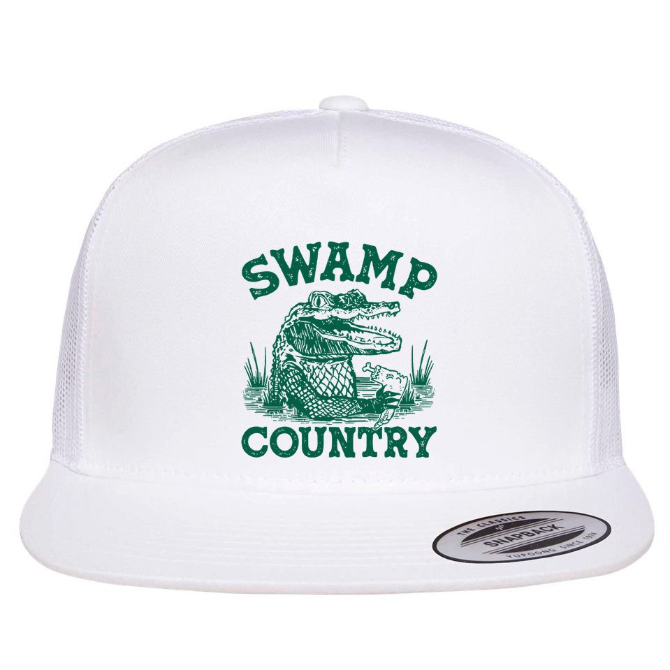 Swamp Country Flat Bill Trucker Hat