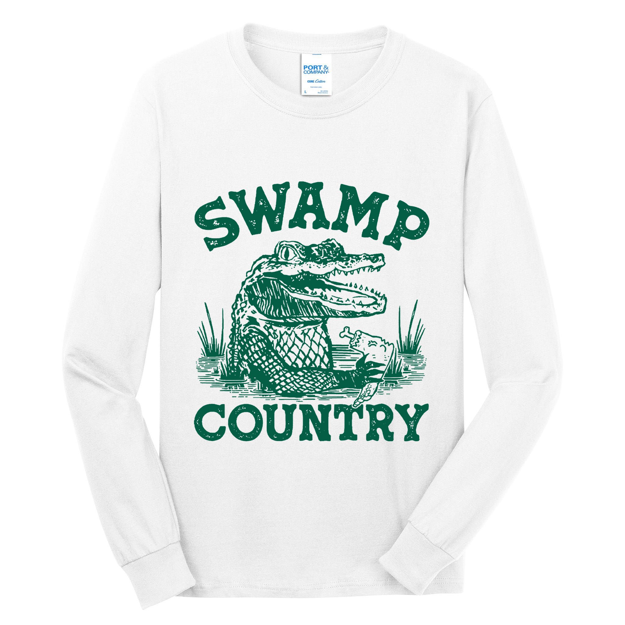 Swamp Country Tall Long Sleeve T-Shirt