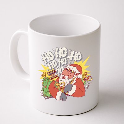 Santa Claus Smoking Hookah Mug