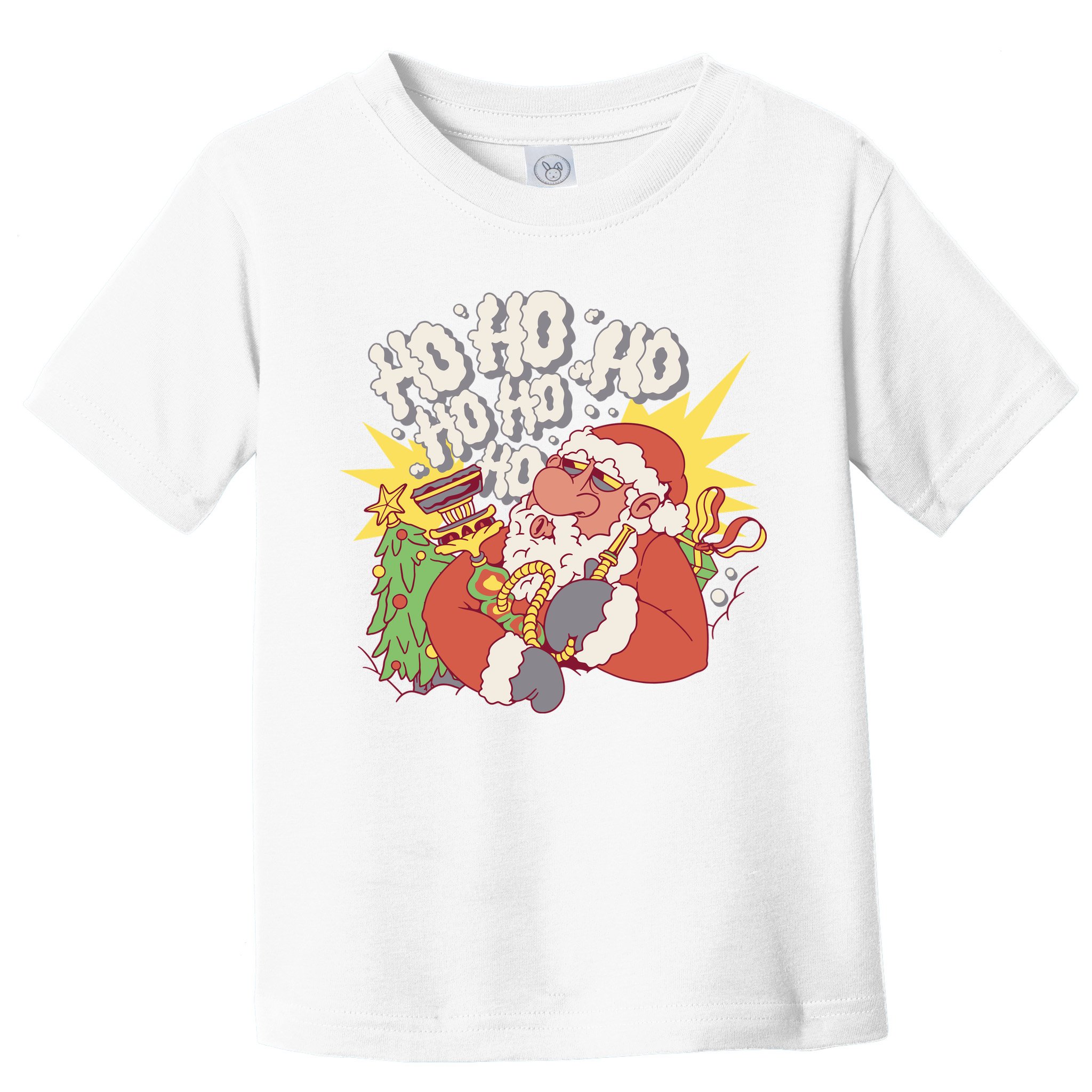Santa Claus Smoking Hookah Toddler T-Shirt