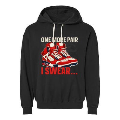 Shoe Collector Sneakerhead Shoe Lover I Love Sneakers Garment-Dyed Fleece Hoodie