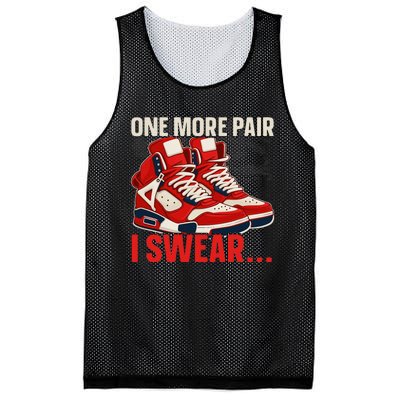 Shoe Collector Sneakerhead Shoe Lover I Love Sneakers Mesh Reversible Basketball Jersey Tank