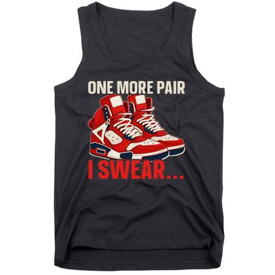 Shoe Collector Sneakerhead Shoe Lover I Love Sneakers Tank Top