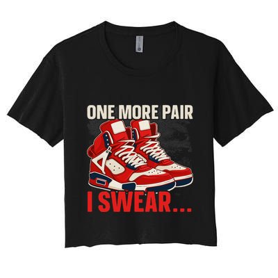 Shoe Collector Sneakerhead Shoe Lover I Love Sneakers Crop Top