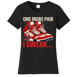 Shoe Collector Sneakerhead Shoe Lover I Love Sneakers Women's T-Shirt